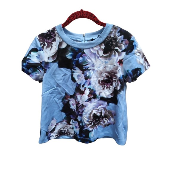Apt. 9 Tops - Apt 9 Blue Floral Top Size Small